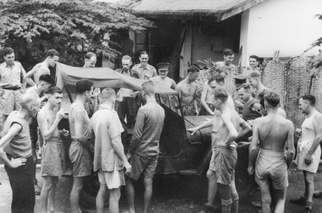 Click image for larger version

Name:	Changi prison camp following the Japanese surrender on 1945-08-15..jpg
Views:	548
Size:	102.6 KB
ID:	75764