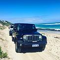 jeep by the sea